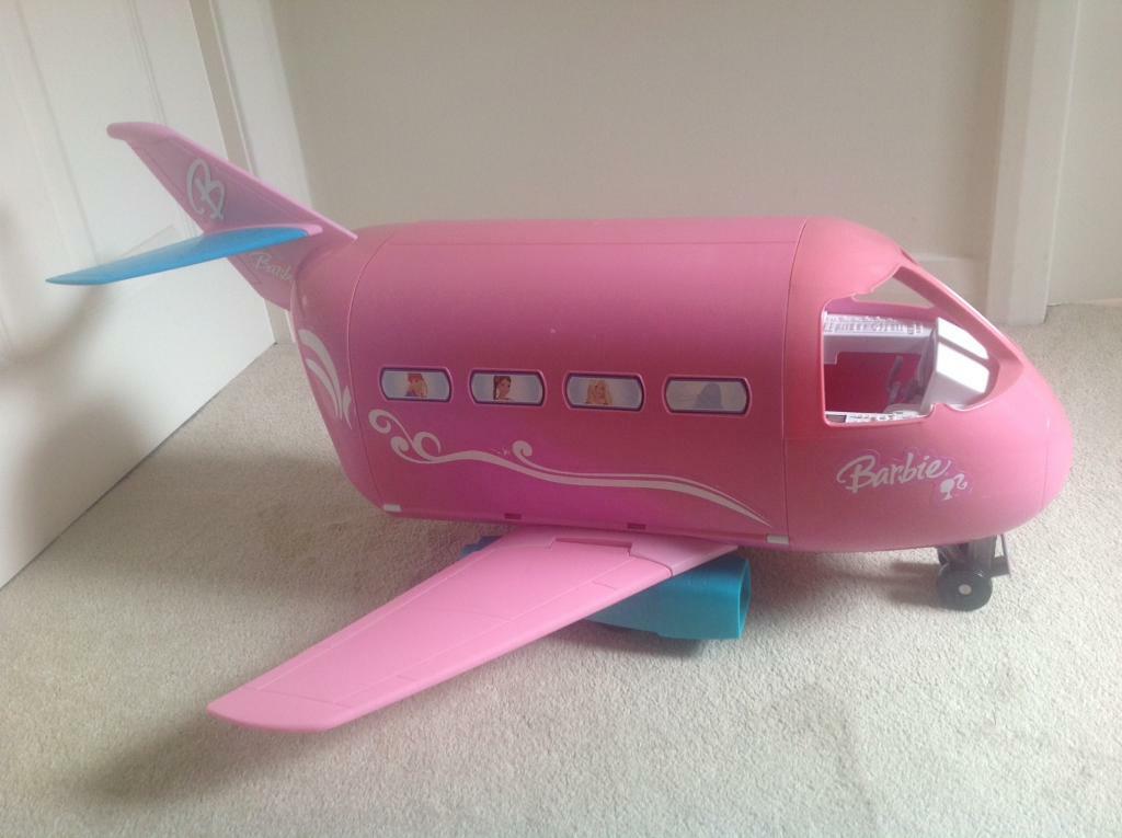 barbie aeroplane very